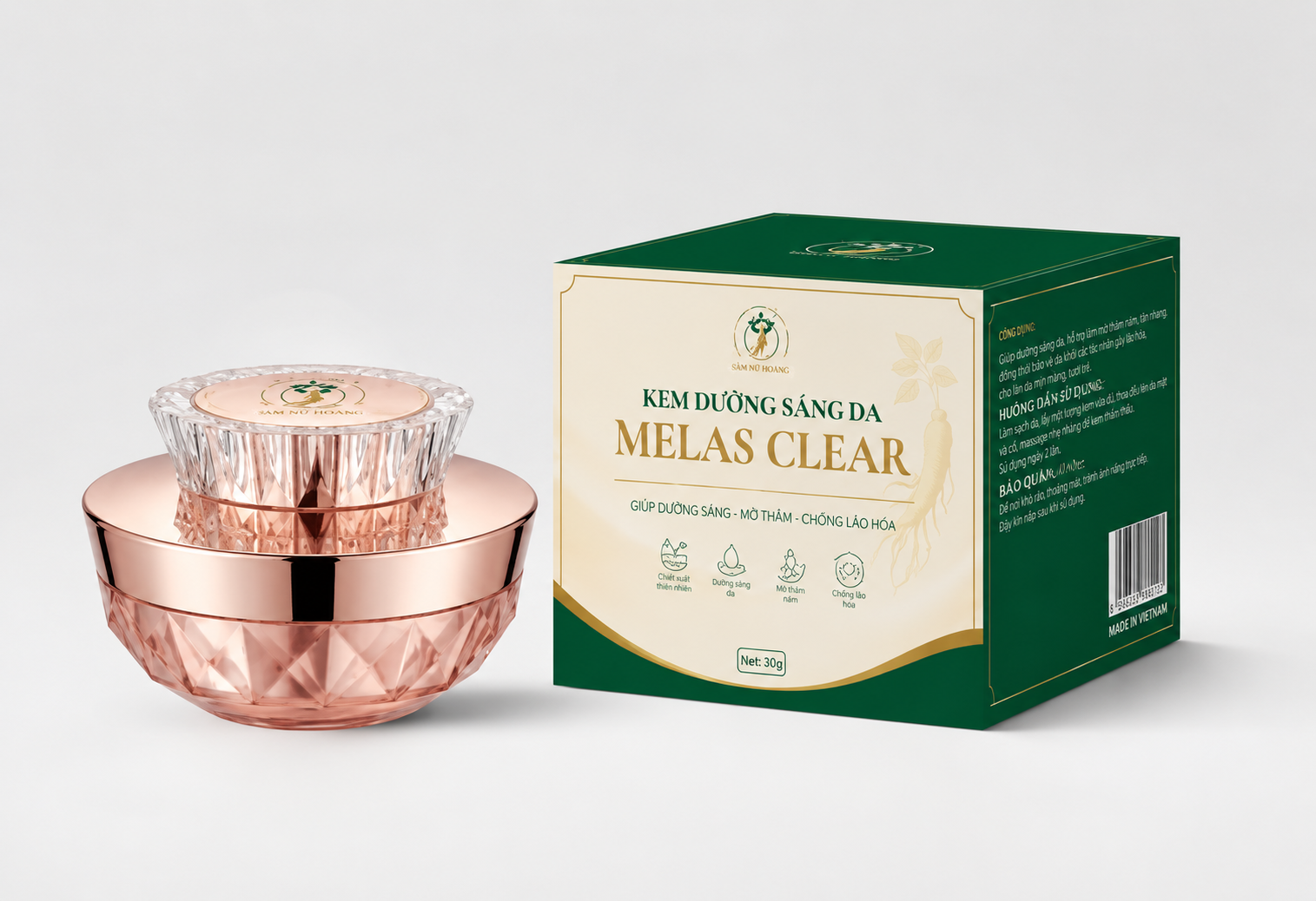 Kem dưỡng Melas Clear